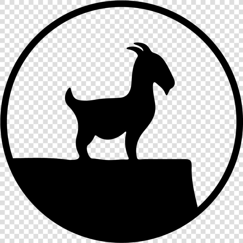 Transparent Dairy Products Clipart   Goat On Rock Clip Art  HD Png DownloadTransparent PNG