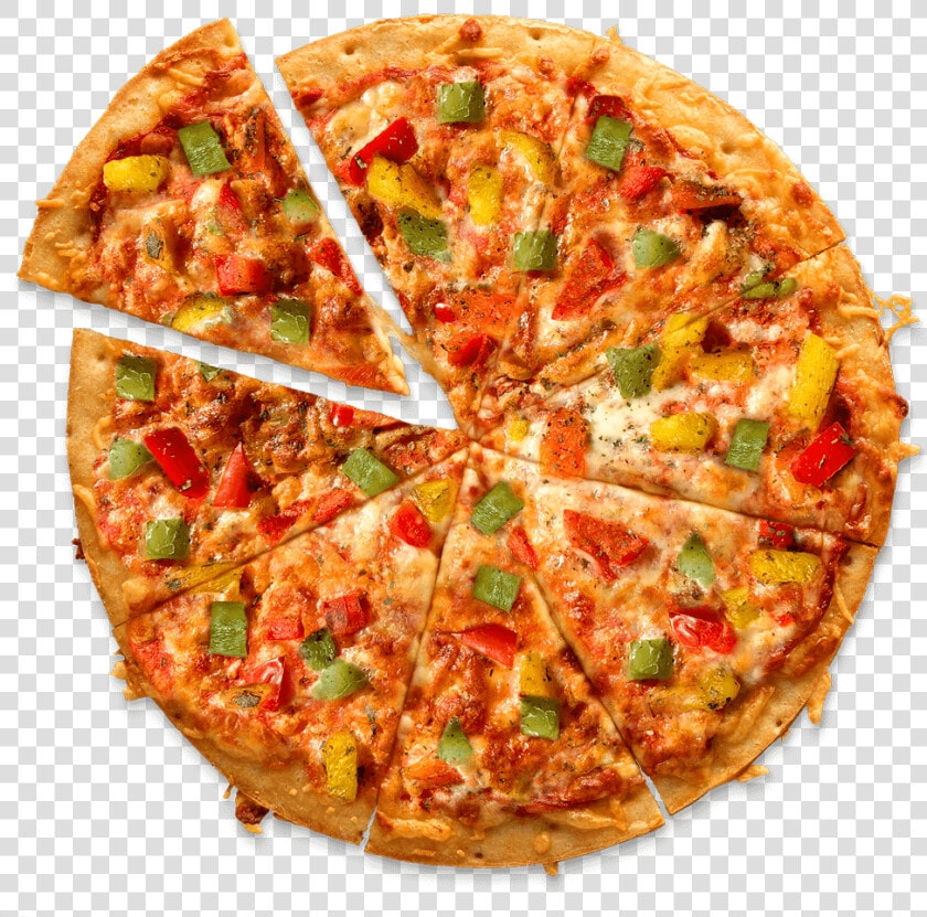 Aerial View Of A Cauliflower crust Veggie Pizza Made   Republic Day Pizza  HD Png DownloadTransparent PNG