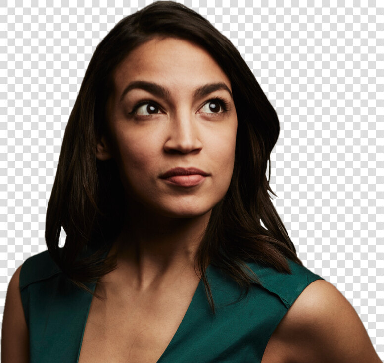 Alexandra Ocasio cortez Posing For A Campaign Image   Alexandria Ocasio Cortez Transparent  HD Png DownloadTransparent PNG