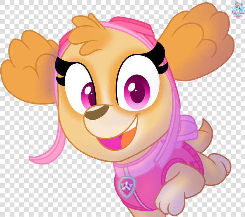 Excited Skye Paw Patrol  HD Png DownloadTransparent PNG