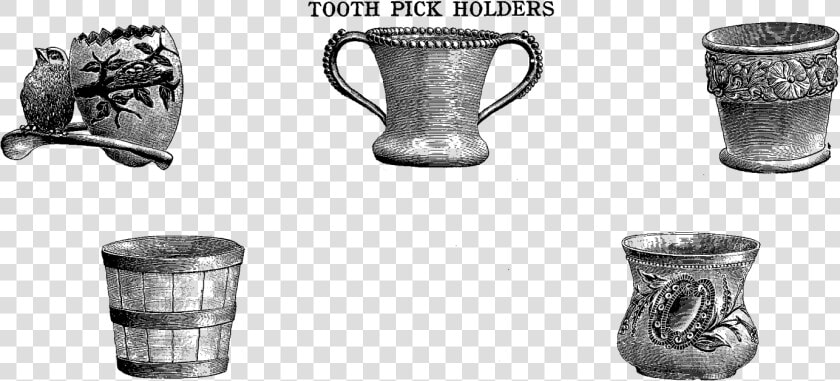 These Are Some Pretty Vintage Toothpick Holder Digital   Sketch  HD Png DownloadTransparent PNG