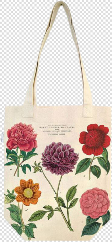 Botanica Flowers Cotton Tote Bag Thumbnails   Cavallini Posters Flower  HD Png DownloadTransparent PNG