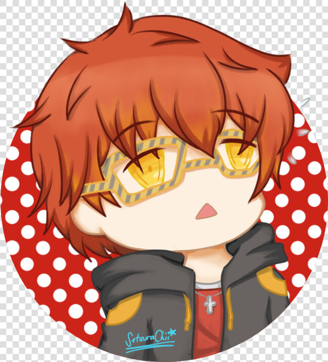 Transparent Mystic Messenger Png   Mystic Messenger Chibi 707  Png DownloadTransparent PNG