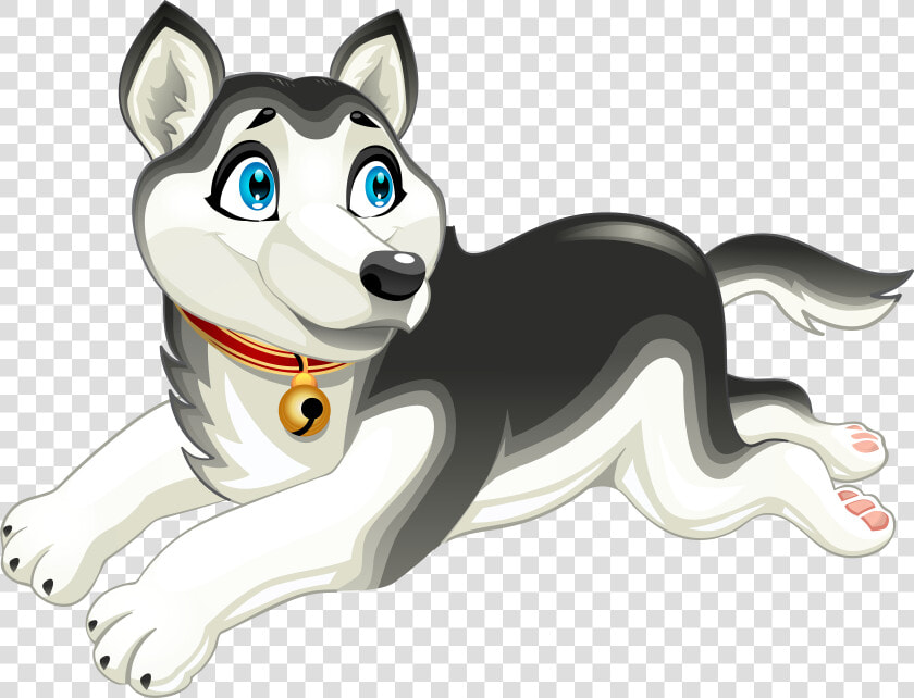 Husky Dog Cartoont Png Clip Art Image   Cartoon Husky Transparent Background  Png DownloadTransparent PNG