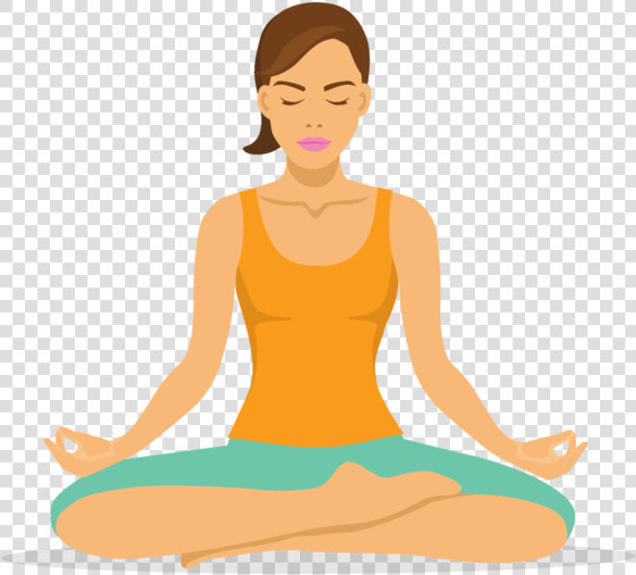 Yoga Meditation Icon   Sitting  HD Png DownloadTransparent PNG