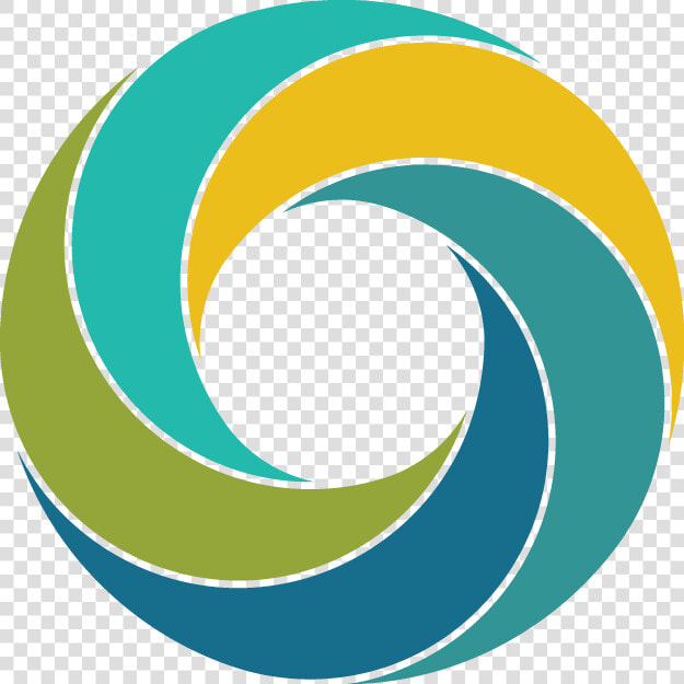 Blue Yellow Green Round Ring Logo   Red Blue Green Circle Logo  HD Png DownloadTransparent PNG