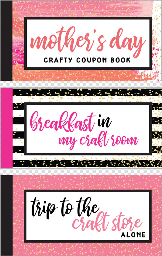 Mother S Day Crafty Coupon Book   Calligraphy  HD Png DownloadTransparent PNG