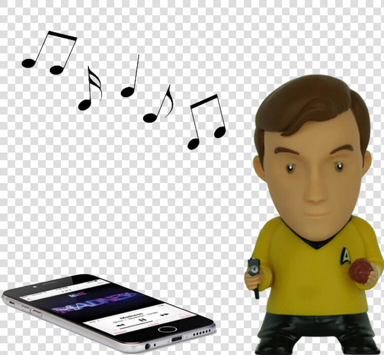 Captain Kirk Bluetooth® Figure Speaker With Sound Effects   Loudspeaker  HD Png DownloadTransparent PNG