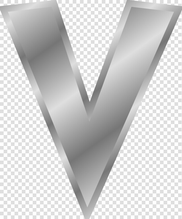 Effect Letter Alphabet Png Image   Letter V Silver Png  Transparent PngTransparent PNG