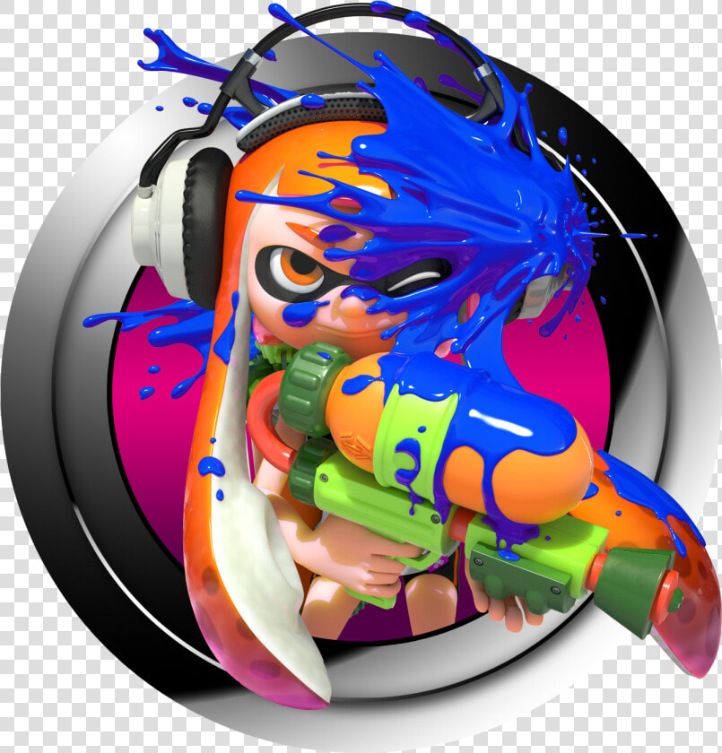 Inkling Splatoon Official Art  HD Png DownloadTransparent PNG