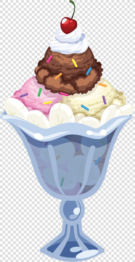 Sundae   Ice Cream Sundae Illustration  HD Png DownloadTransparent PNG