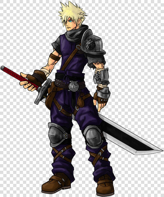 Cloud Strife Png Transparent Background   Cloud Strife New Design  Png DownloadTransparent PNG