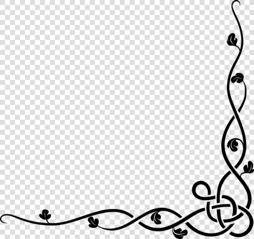 Simple Corner Border Clipart   Bottom Right Corner Border  HD Png DownloadTransparent PNG