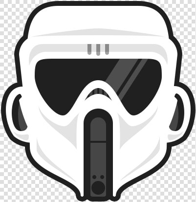 Trooper Scout Illustration Dailydoodle Sticker Stormtrooper   Diving Mask  HD Png DownloadTransparent PNG