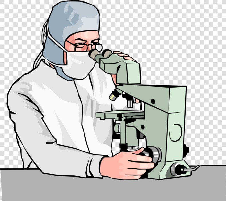 Vector Illustration Of Scientific Research Technician   Illustration  HD Png DownloadTransparent PNG