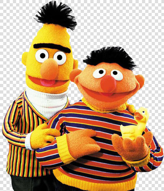 Bert And Ernie In Png Form   Sesame Street Characters Ernie And Bert  Transparent PngTransparent PNG