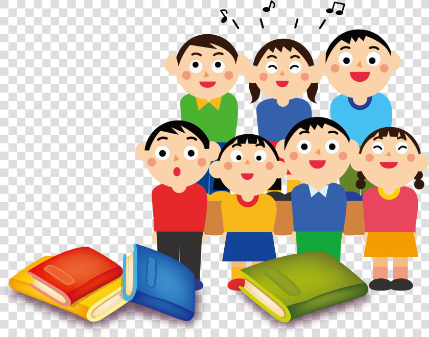 Transparent To Sing Clipart   Children Singing In Group  HD Png DownloadTransparent PNG