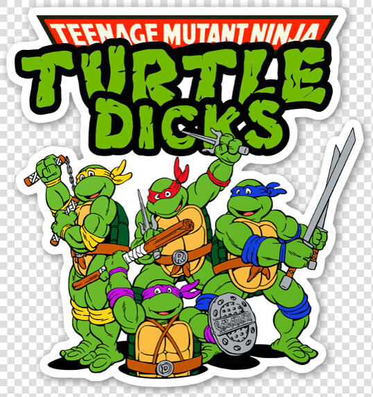 Turtle Dicks Sticker   Teenage Mutant Ninja Turtle Dicks  HD Png DownloadTransparent PNG