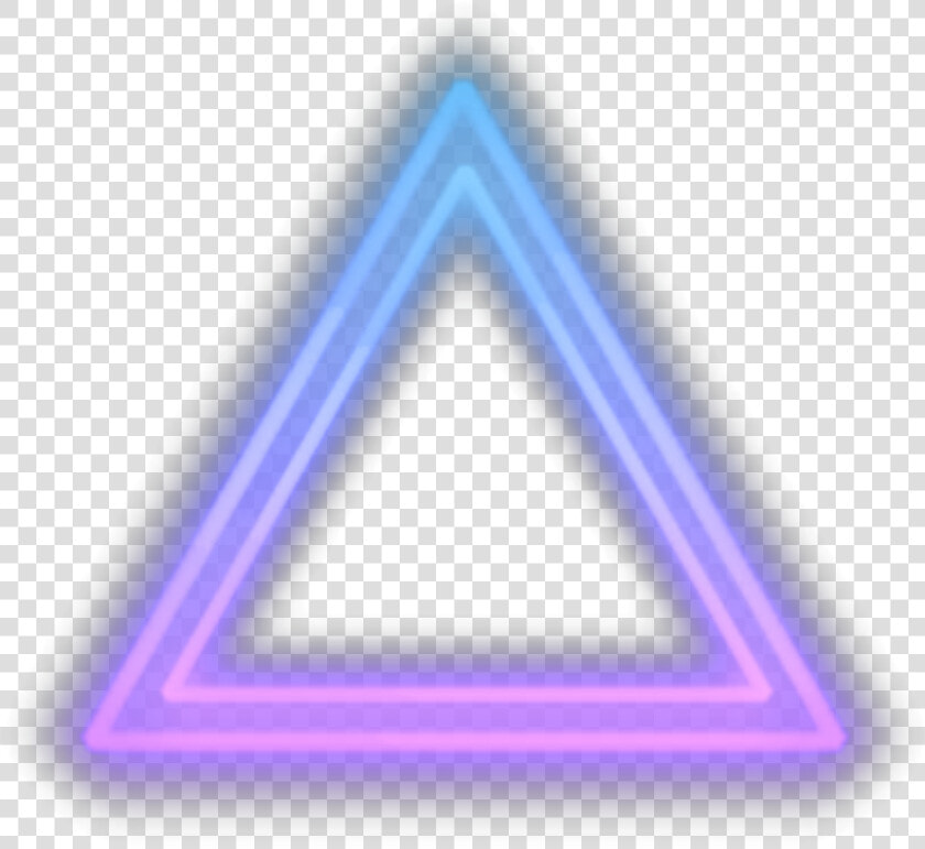  freetoedit  triangle  neon  purple  blue   Geometrico Disegni Minimal  HD Png DownloadTransparent PNG