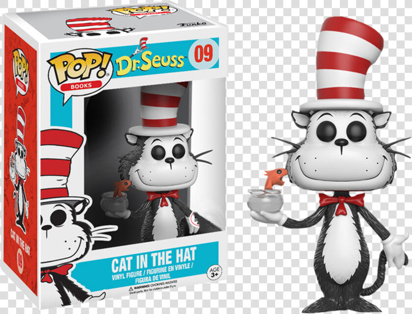 Cat In The Hat With Fish Bowl Us Exclusive Pop Vinyl   Funko Pop Cat In The Hat  HD Png DownloadTransparent PNG