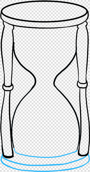 How To Draw Hourglass   Line Art  HD Png DownloadTransparent PNG