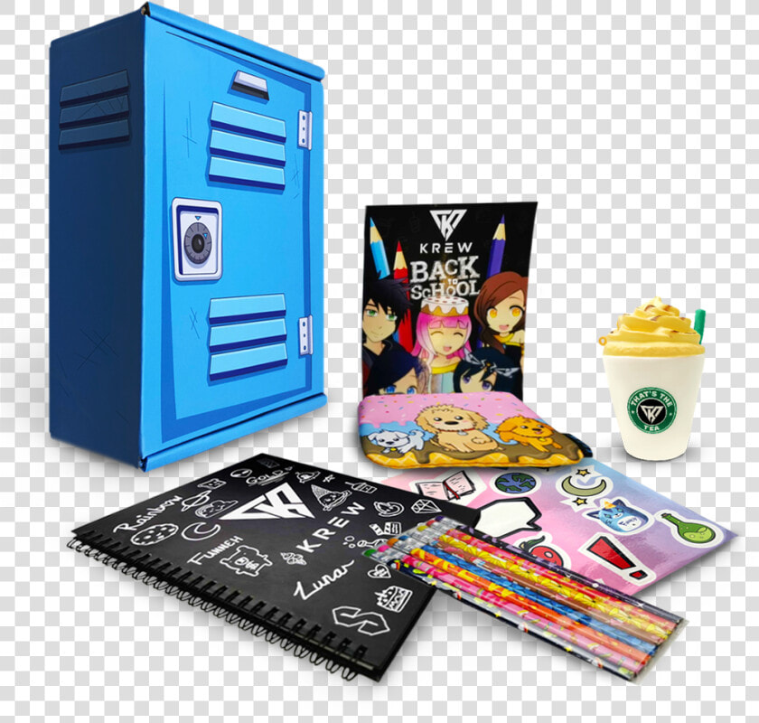 Krew Locker Box   Itsfunneh Back To School Merch  HD Png DownloadTransparent PNG