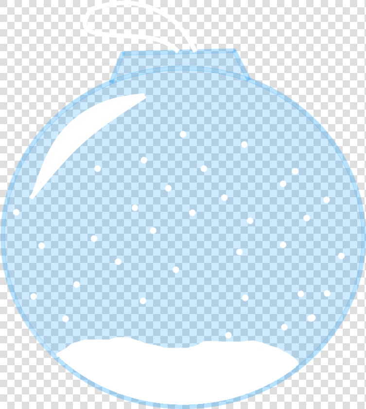 Snow Globe Christmas Ornament With The Snow Snowing   Circle  HD Png DownloadTransparent PNG