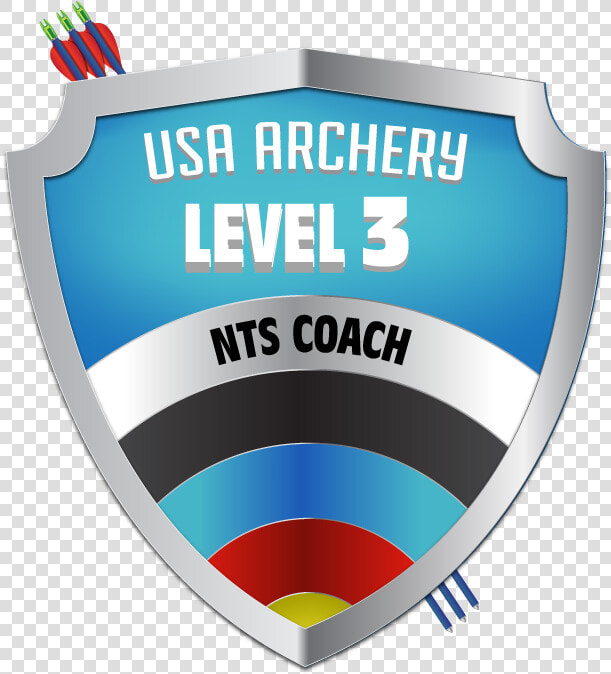 Level 3 Nts Coach Certification Icon   Usa Archery Level 3 Logo  HD Png DownloadTransparent PNG