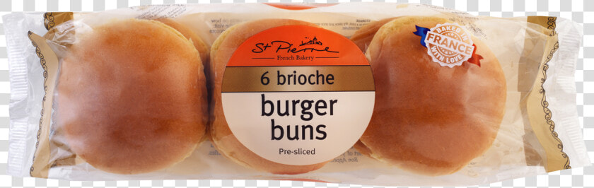 St Pierre Brioche Burger Buns 6 Pack   Png Download   Bun  Transparent PngTransparent PNG