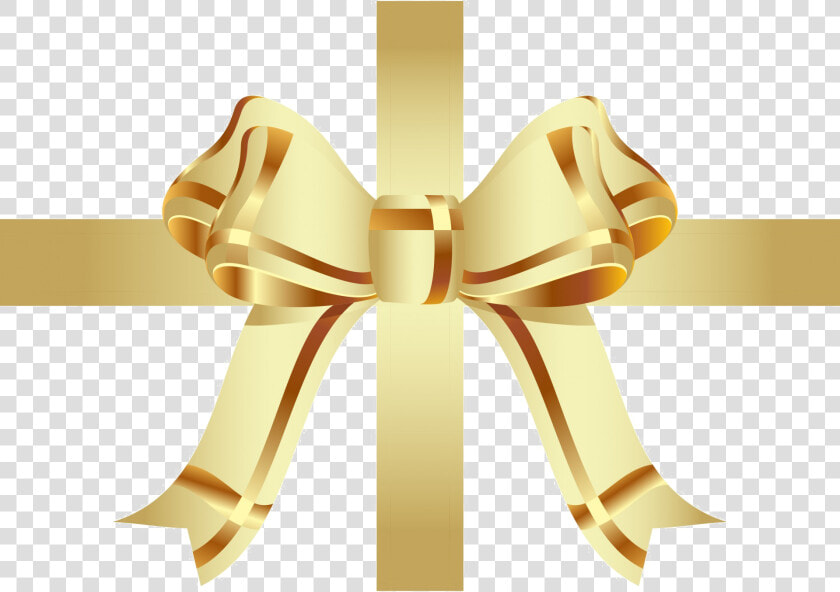 Golden Bow Ribbon Png Download Image   Gold Christmas Ribbon With Transparent Background  Png DownloadTransparent PNG