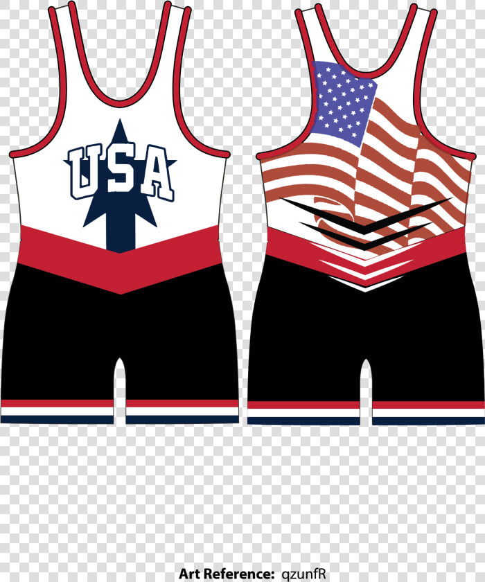 U   S   A   Wrestling Wrestling Singlet   Qzunfr   Wrestling Singlet Clip Art  HD Png DownloadTransparent PNG