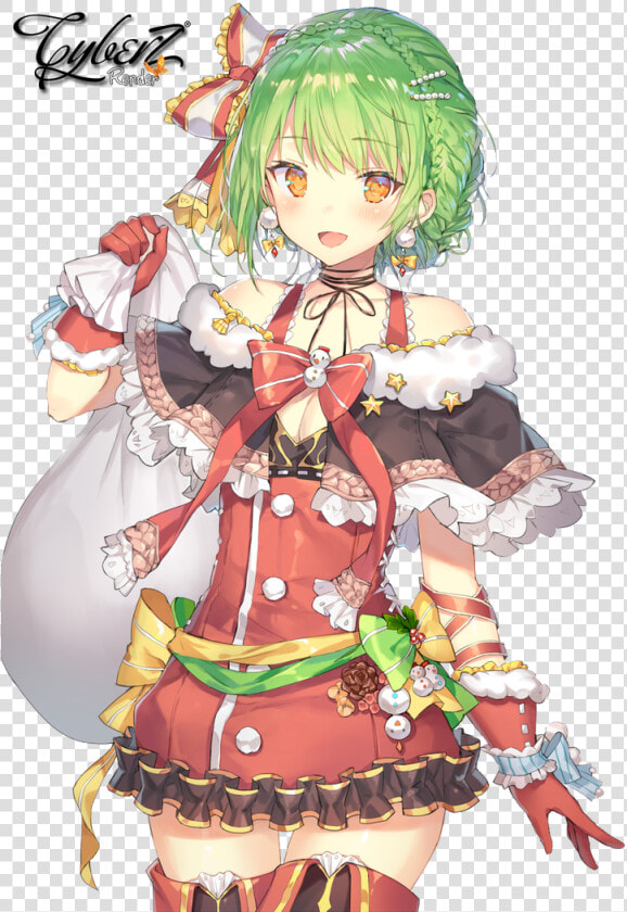 Anime Girls  Anime Girl Cute  Anime Art Girl  Kawaii   Anime Girl Render Christmas  HD Png DownloadTransparent PNG