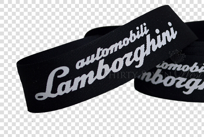 Automboili Lamborghini White Print On Black Matte Textured   Label  HD Png DownloadTransparent PNG