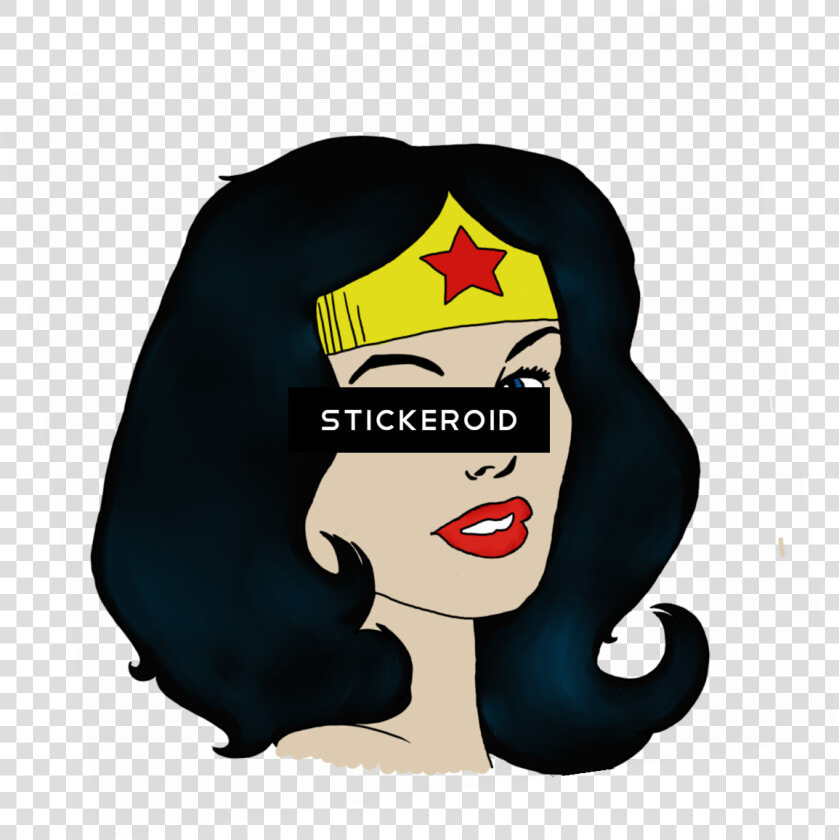 Wonder Woman Transparent Png Wonder Woman Mask Clipart   Cartoon Wonder Woman Face  Png DownloadTransparent PNG