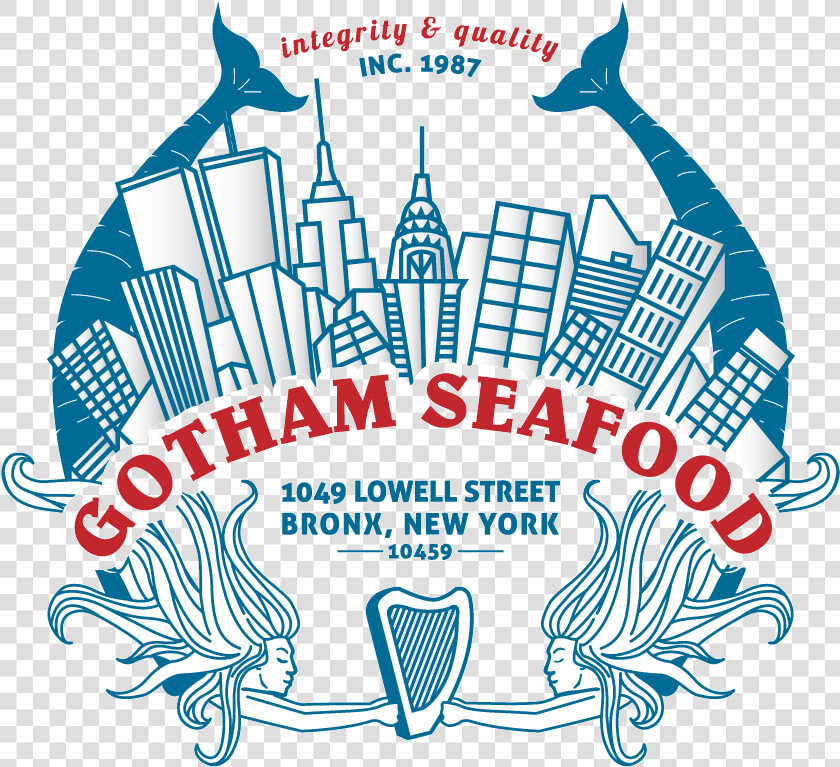 1049 Lowell Logo Color   Gotham Seafood Logo  HD Png DownloadTransparent PNG