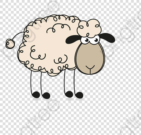 Sheep Clipart Realistic   Sheep Clipart Curly Hair  HD Png DownloadTransparent PNG