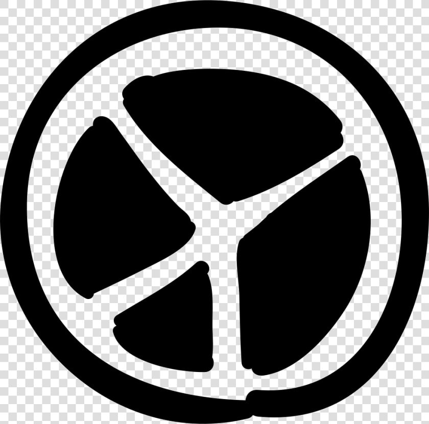 Peace Sign Circle   Peace Sign Inverted  HD Png DownloadTransparent PNG