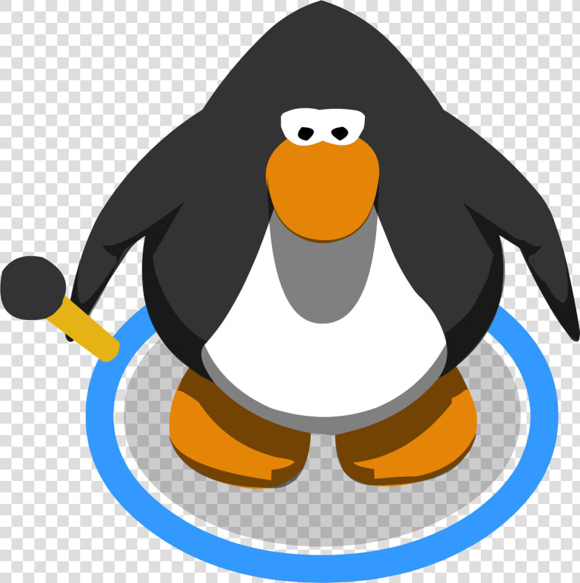 Golden Microphone In Game   Club Penguin Penguin Sprite  HD Png DownloadTransparent PNG