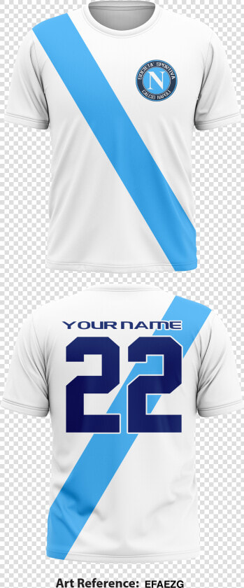 Napoli Fc Short Sleeve Soccer Jersey  HD Png DownloadTransparent PNG