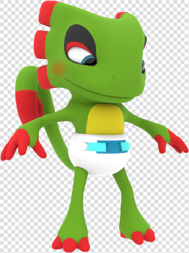 Padded Yooka   Yooka Laylee Yooka Blushing  HD Png DownloadTransparent PNG