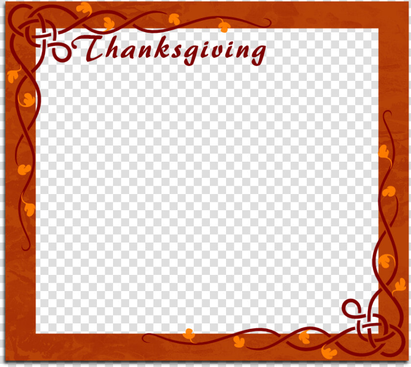 Clipart Thanksgiving Frame   Happy Thanksgiving Thanksgiving Frames  HD Png DownloadTransparent PNG