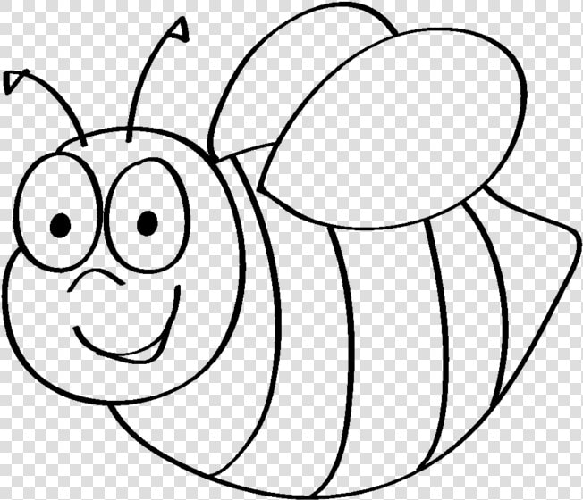 Transparent Bee Outline Png   Mewarnai Gambar Untuk Anak Tk  Png DownloadTransparent PNG