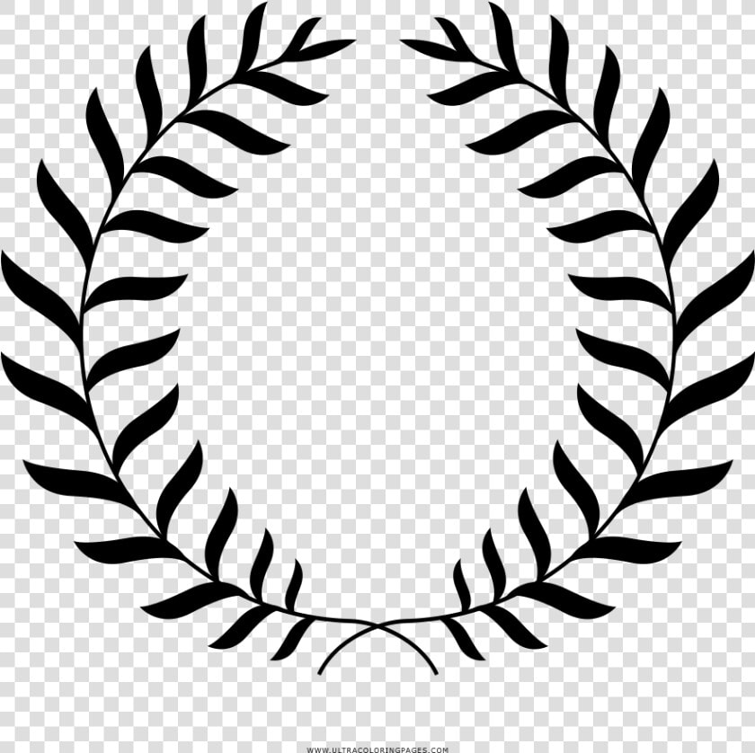 Laurel Wreath Coloring Page   Corona De Espigas Para Colorear Png  Transparent PngTransparent PNG