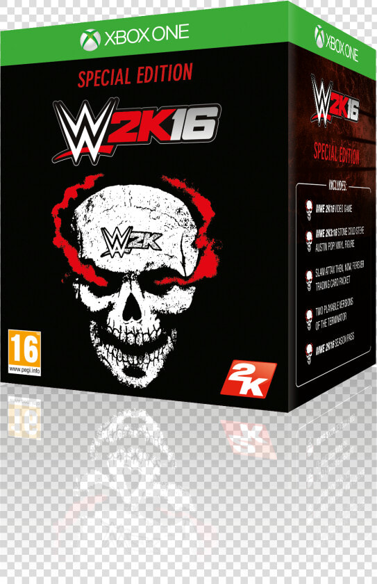 Wwe 2k16 Xb1 Game Se Box 3d Eng   Wwe 2k16 Collector  39 s Edition  HD Png DownloadTransparent PNG