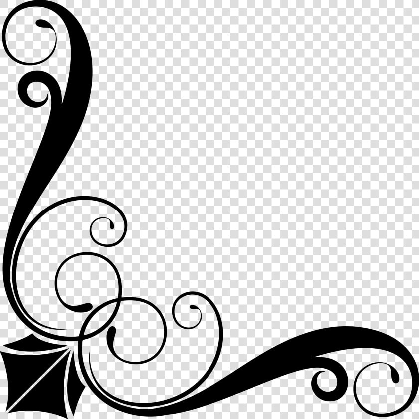 Corner Clipart Ornamental   Corner Ornament  png  Transparent PngTransparent PNG