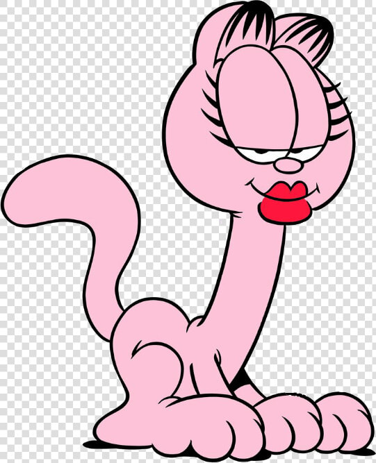  arlene  garfieldandfriends  garfield  happy  pink   Arlene Garfield  HD Png DownloadTransparent PNG