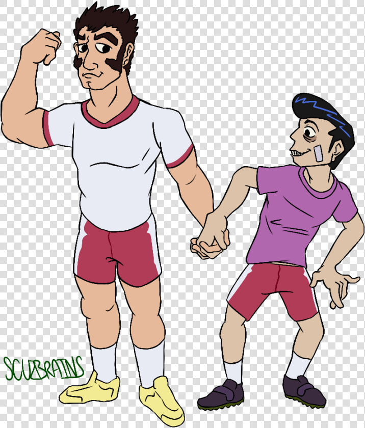 It’s His First Time Being Hand holded   Cartoon  HD Png DownloadTransparent PNG