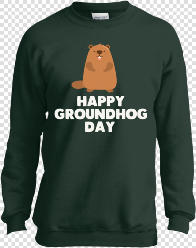 Awesome And Funny Happy Groundhog Day Youth Pc90y Port   Adidas Sweatshirt Dragon Ball  HD Png DownloadTransparent PNG