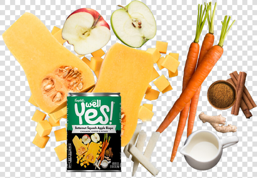 Well Yes Butternut Squash Apple Bisque   Diet Food  HD Png DownloadTransparent PNG