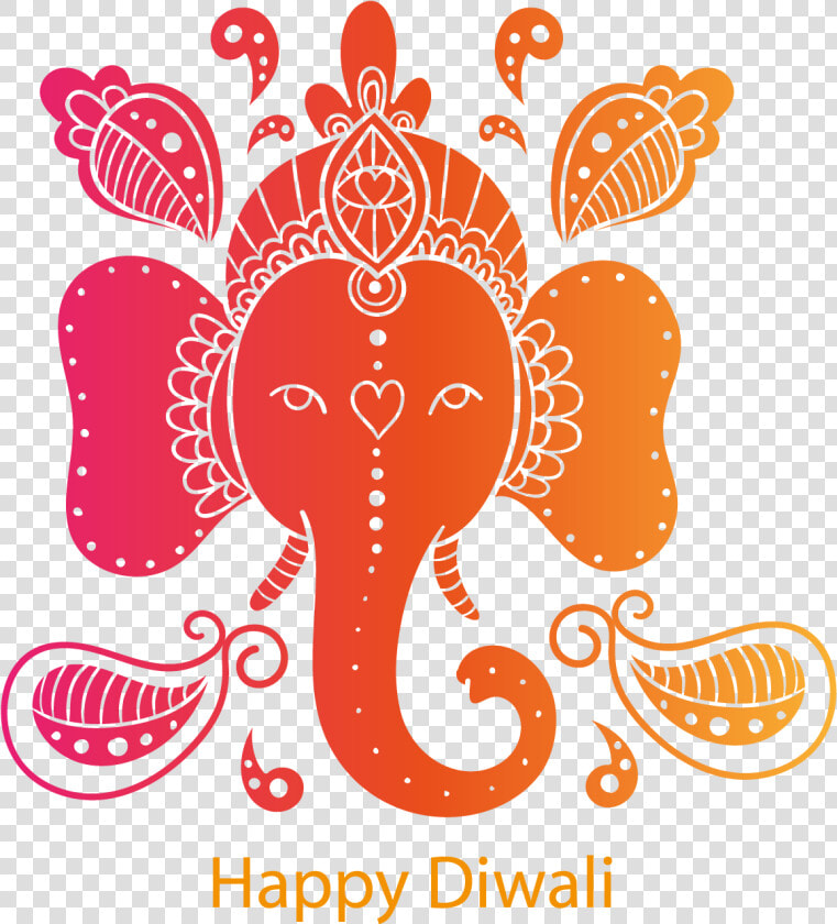 Diwali Template Colorful Elephant Hd Image Free Png   Happy And Safe Diwali  Transparent PngTransparent PNG